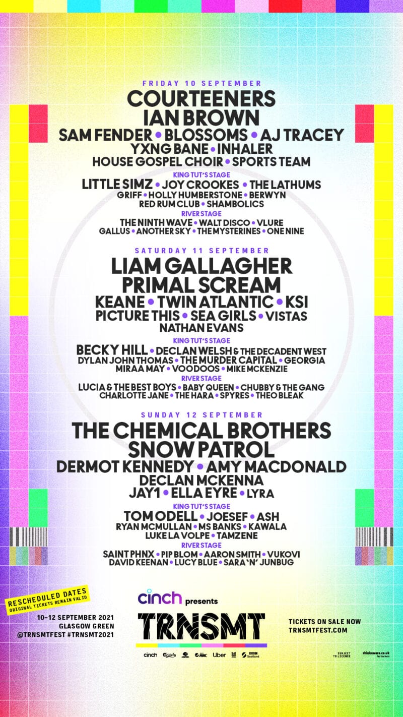 FESTIVAL NEWS : CINCH PRESENTS TRNSMT FESTIVAL IS BACK FOR THE PARTY OF ...