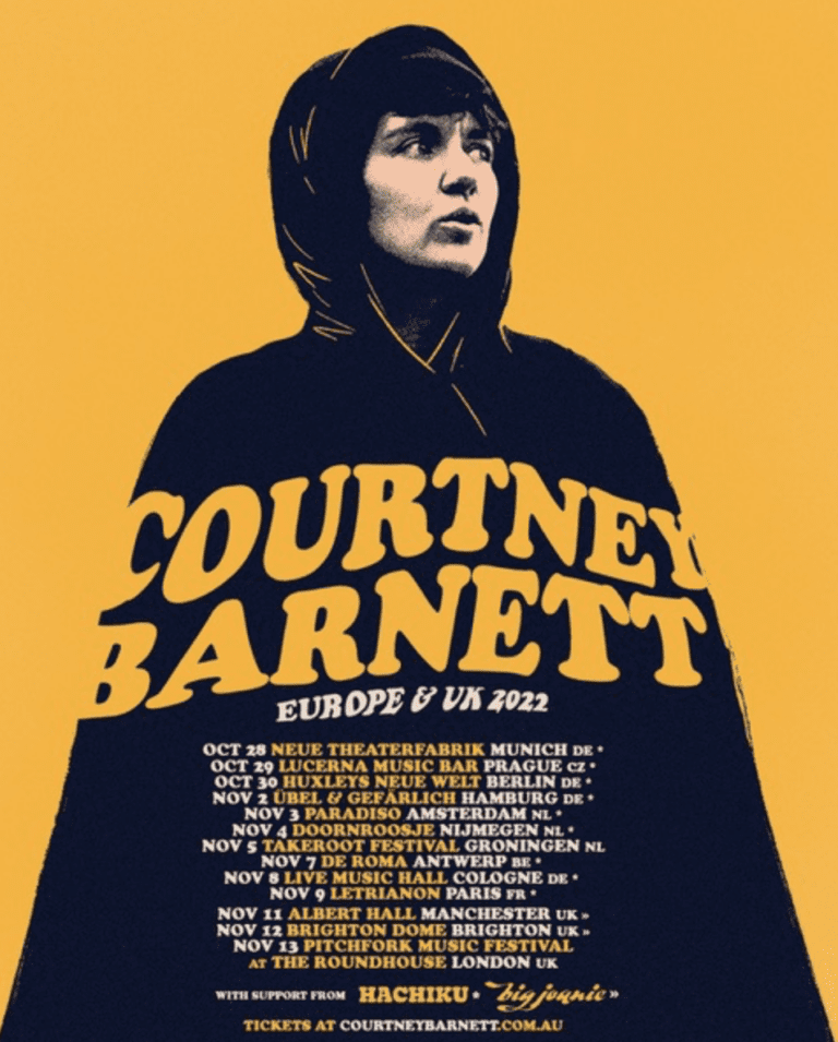 courtney barnett tour poster